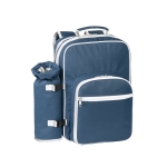 Sac à dos set de pique-nique complet avec couverts Parkview couleur bleu