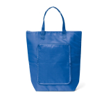 Sac pliable en polyester qui sert de glacière avec fermeture éclair couleur bleu roi