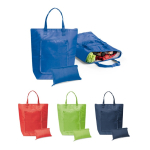 Sac pliable en polyester qui sert de glacière avec fermeture éclair diverses couleurs