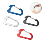 Porte-clés mousqueton et décapsuleur en aluminium Décapsuleur AluClip