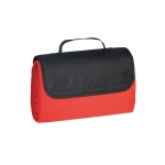 Couverture pique-nique pliante personnalisée en polaire 180g/m² Meadow couleur rouge