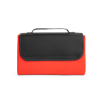Couverture pique-nique pliante personnalisée en polaire 180g/m² Meadow couleur rouge