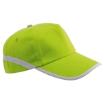 Casquette d'événement en polyester à éléments réfléchissants Reflect couleur vert clair