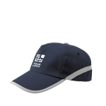 Casquette d'événement en polyester à éléments réfléchissants Reflect avec zone d'impression