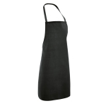 Tablier personnalisé pas cher coloré 180 g/m2 Gourmet couleur noir