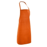 Tablier personnalisé pas cher coloré 180 g/m2 Gourmet couleur orange