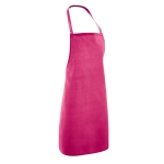 Tablier personnalisé pas cher coloré 180 g/m2 Gourmet couleur fuchsia