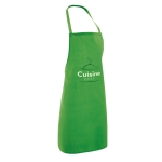 Tablier personnalisé pas cher coloré 180 g/m2 Gourmet couleur vert clair image avec logo