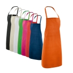 Tablier personnalisé pas cher coloré 180 g/m2 Gourmet diverses couleurs