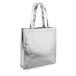 Sac promotionnel non-tissé avec finition brillante 90 g/m2 Brilliant couleur argenté