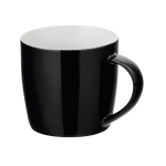 Tasses personnalisées originales en céramique et 370ml Mochaccino couleur noir