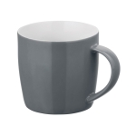 Tasses personnalisées originales en céramique et 370ml Mochaccino couleur gris