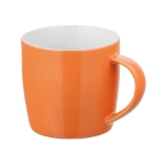 Tasses personnalisées originales en céramique et 370ml Mochaccino couleur orange