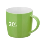 Tasses personnalisées originales en céramique et 370ml Mochaccino couleur vert clair image avec logo