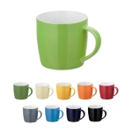 Tasses personnalisées originales en céramique et 370ml Mochaccino diverses couleurs