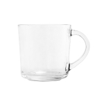 Tasses en verre personnalisées économiques avec smiley 230ml Cristal couleur transparent première vue