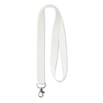 Tour de cou RPET 15mm couleur blanc