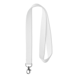 Tour de cou RPET Sublim 15mm couleur blanc