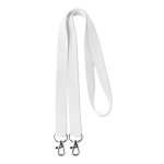 Tour de cou Duo 15mm couleur blanc