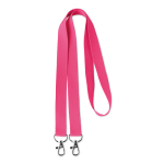 Tour de cou Duo 15mm couleur rose