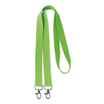 Tour de cou Duo 15mm couleur vert pomme