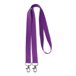 Tour de cou Duo 15mm couleur violet