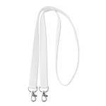 Tour de cou Duo Sublim 15mm couleur blanc
