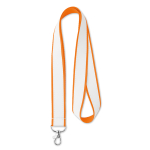Tour de cou Double 20mm couleur orange septième vue