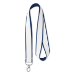 Tour de cou Double 20mm couleur bleu marine septième vue