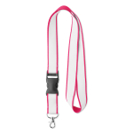 Tour de cou Double Plus 20mm couleur rose