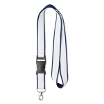 Tour de cou Double Sublim Plus 20mm couleur bleu