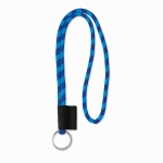 Tour de cou tubulaire de 0,7 cm avec étiquette imprimée Tube Stripes couleur bleu