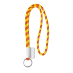 Tour de cou tubulaire de 0,7 cm avec étiquette imprimée Tube Stripes couleur orange