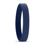 Bracelets personnalisés en silicone pas cher de 12 mm Regular couleur bleu