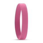 Bracelets personnalisés en silicone pas cher de 12 mm Regular couleur rose