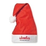 Bonnet de Père Noël personnalisé classique et économique Santa couleur rouge deuxième vue principale