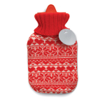 Bouillotte au design nordique personnalisable Nordic couleur rouge