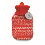 Bouillotte au design nordique personnalisable Nordic couleur rouge vue principale
