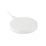 Chargeur induction personnalisé avec logo couleur  Fullprint Round couleur blanc
