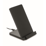 Chargeur à induction vertical avec support en bambou Natura Stand couleur noir