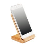 Chargeur à induction vertical avec support en bambou Natura Stand couleur bois deuxième vue