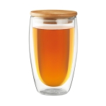 Grand verre en verre à double paroi de 450 ml Vaccum Large couleur transparent sixième vue