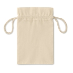 Petit sac cadeau en coton 105 g/m2 Original Boutique Small couleur beige deuxième vue