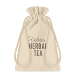 Petit sac cadeau en coton 105 g/m2 Original Boutique Small couleur beige vue principale