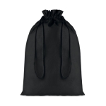 Sac emballage cadeau en coton 105 g/m2 Night Boutique Large couleur noir