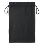 Sac emballage cadeau en coton 105 g/m2 Night Boutique Large couleur noir deuxième vue