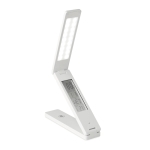 Lampe de table pliable avec station météo personnalisée Forecast couleur blanc