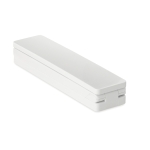 Lampe de table pliable avec station météo personnalisée Forecast couleur blanc troisième vue