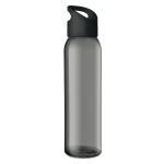Gourde en verre personnalisables colorées 470 ml Sunset Crystal couleur noir