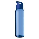 Gourde en verre personnalisables colorées 470 ml Sunset Crystal couleur bleu roi